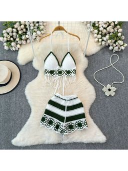 MISS MOSA BY AKANKSHA - Belia 2 Piece Resortwear Crop Top And Shorts (Set of 2)