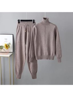 MISS MOSA BY AKANKSHA - Brown Freddy Luxury Solid Co-Ord (Set of 2)