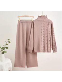 MISS MOSA BY AKANKSHA - Pink Kinsley Luxe Winter Co-Ord (Set of 2)