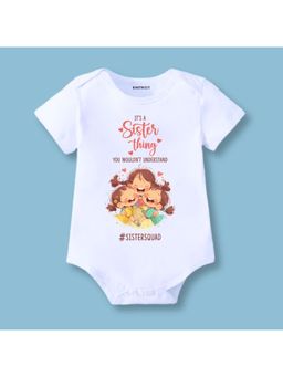 KNITROOT - Raksha Bandhan Theme Sistersquad Onesie