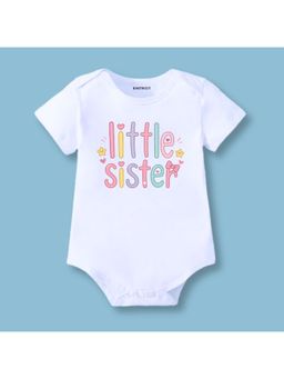 KNITROOT - Raksha Bandhan Theme Little Sister Onesie