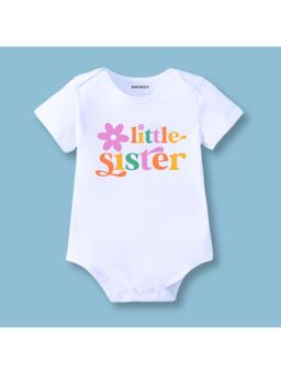 KNITROOT - Raksha Bandhan Theme Little Sister Onesie