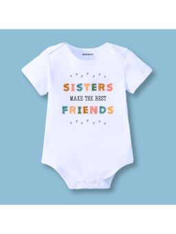 KNITROOT - Raksha Bandhan Theme Sisters Make The Best Friends Onesie