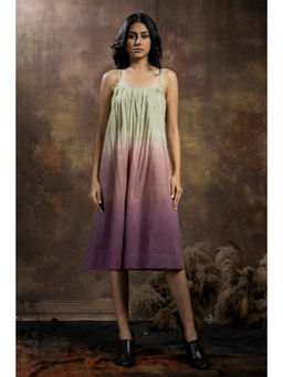 Thread Game - Anvyaa Ombre Gradient Multicolor Midi Dress