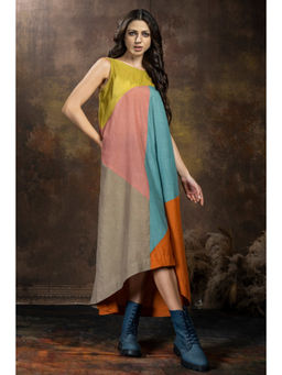 Thread Game - Anvyaa Earthy Palette Multicolor Maxi Dress