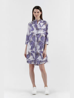 Perona - Women Polyester Multi-Color Knee Length Dress