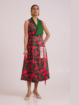 MADDER MUCH - Pink Taylor - Overlap Long Blazer Dress
