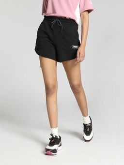 Puma - Rebel High Waist Women's Shorts - Black