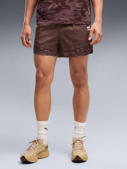 Puma - X FRMF X SB KING Men's Relaxed Woven Shorts - Brown