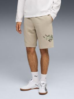 Puma - Men's Camo Knee-Length 10’’ Shorts - Beige