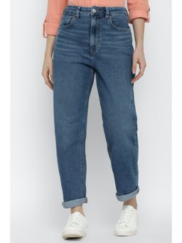 American Eagle - Women Blue Next Level High-waisted Jeans