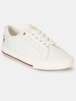 U.S. POLO ASSN. - Women White HEIDI 2.0 Casual Sneakers