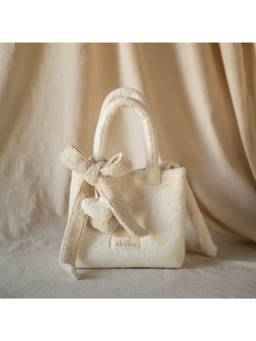 Akiiko - Beige Terry Dolce Vanilla Tote Bag