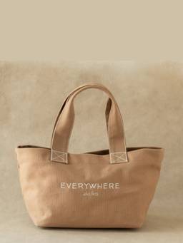 Akiiko - Brown Canvas Everywhere Tote Bag