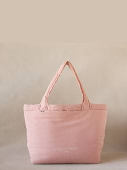 Akiiko - Pink grande Crinkle Treat Tote Bag