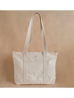 Akiiko - Beige Single The Everyday Tote Bag