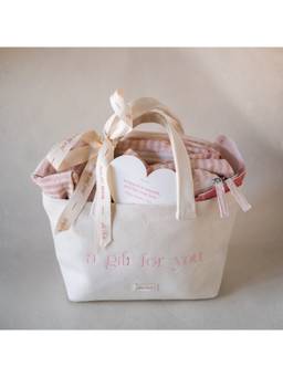 Akiiko - Pink Pack of 5 Petal Gift Bundle Tote Bag