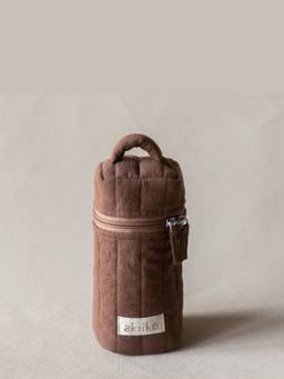 Akiiko - Espresso Crinkle Makeup Brush Pouch
