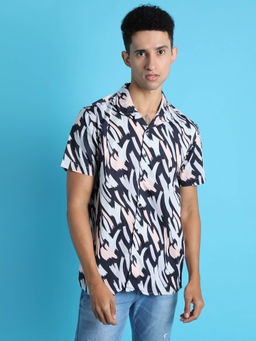 Campus Sutra - Men Graphic Design Stylish Casual Shirts