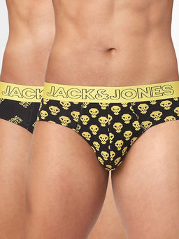Jack & Jones - Black Printed Briefs