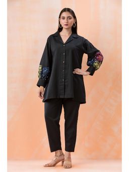 Autumnlane - Black Niharika Onyx Handwork Co-Ord Set