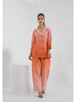 Suramya - Breeze Orange Ombre Co-Ord (Set of 2)