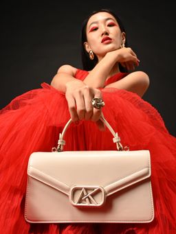 Akiki London - Women's Mayfair Flap Medium Satchel Handbag (M)