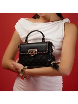 Akiki London - Women's Hampton 22 Flap Small Satchel Handbag (S)