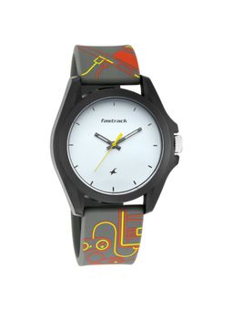 Fastrack - 68011PP02 White Dial Analog Watch for Unisex