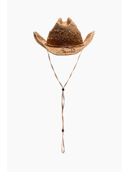 H&M - Women Beige Straw Cowboy Hat