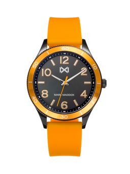 Mark Maddox - Stainless Steel Watch Ip Gun And Aluminium Strap HC7129-54 (M)