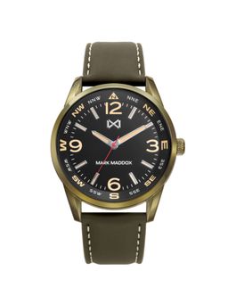 Mark Maddox - Stainless Steel Watch Ip Green Strap Man Mm HC7143-54 (M)