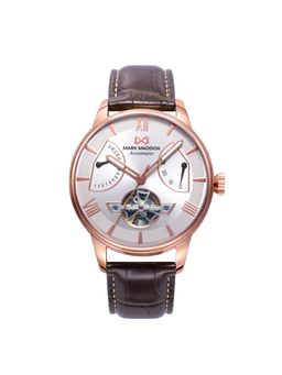 Mark Maddox - Stainless Steel Automatic Watch Ip Rose Correa Sr HC7151-03 (M)