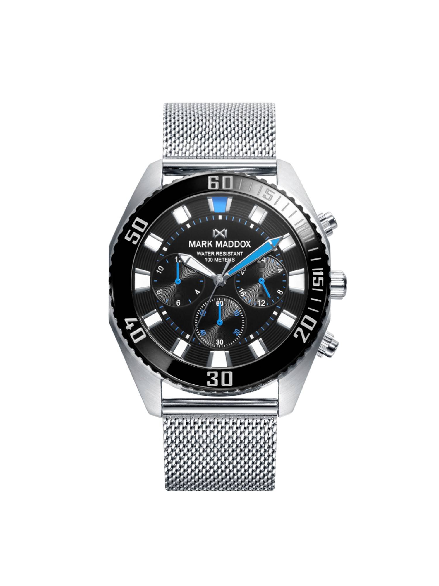 Buy Mark Maddox Stainless Steel Watch Ip Black Bracelet Man Mm