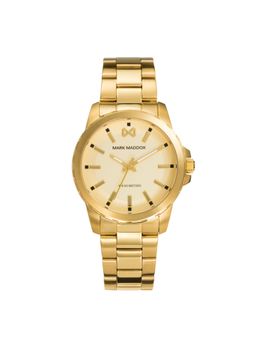 Mark Maddox - Stainless Steel Watch Ip Gold Bracelet Woman Mm MM0115-97 (M)