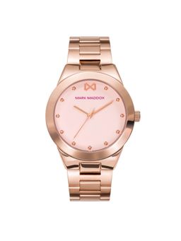 Mark Maddox - Stainless Steel Watch Ip Rose Bracelet Woman Mm MM0116-76 (M)