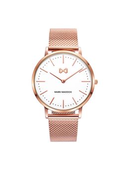 Mark Maddox - Stainless Steel And Ip Rose Bracelet Woman Greenw MM7116-07 (M)