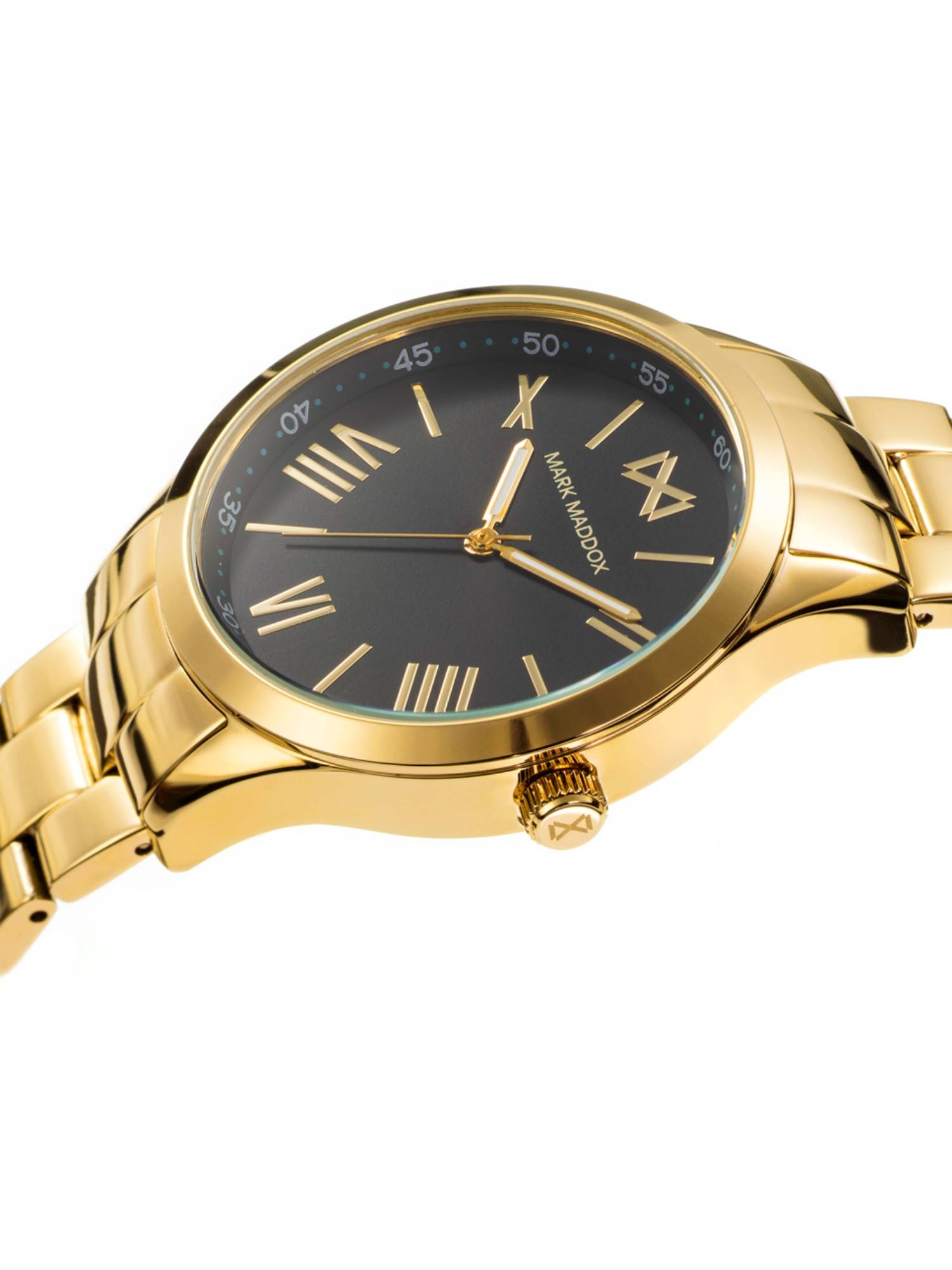 Buy Mark Maddox Stainless Steel Ip Gold Watch Bracelet Woman Mm