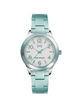 Mark Maddox - Stainless Steel And Turquoise Aluminium Bracelet MM7131-04 (M)