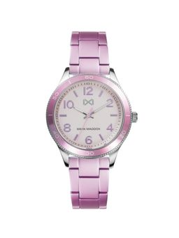 Mark Maddox - Stainless Steel And Violet Aluminium Bracelet Wom MM7131-74 (M)