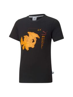 Puma - X Pokemon Unisex Kids Black T-shirts