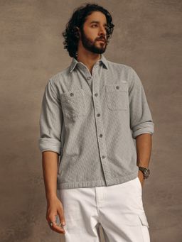 Andamen - Men Corduroy Cotton Regular Fit Overshirt
