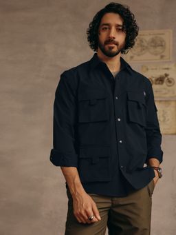 Andamen - Men Pocket Detail Polyester Regular Fit Shirt