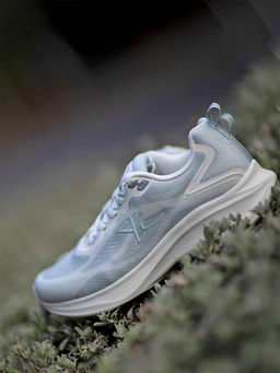 Xtep - Breathable Mesh Upper Extra Cushioning Lace up Style Running Shoes for Women