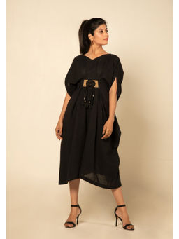 OMAANA - Black Boho Chic Short Jumpsuit