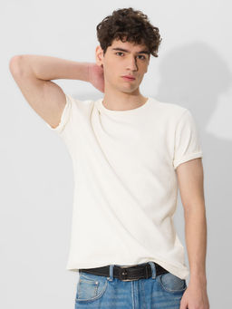 The Souled Store - Originals Men Korean T-Shirt White