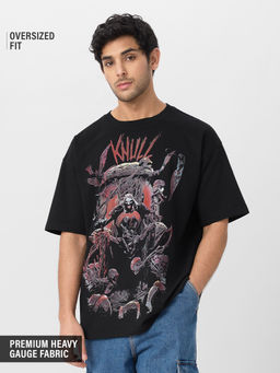 The Souled Store - Official Knull Throne Men Oversized T-Shirt