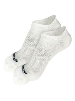 Heelium - Bamboo Zero Ankle Socks for Men - Odour Free - Breathable - 2 Pairs - White
