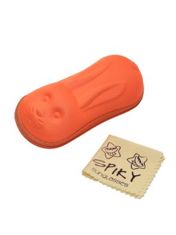 Spiky - Red Frame Grey Lens Oval UV Protection Sunglass 1508_RED_PINK