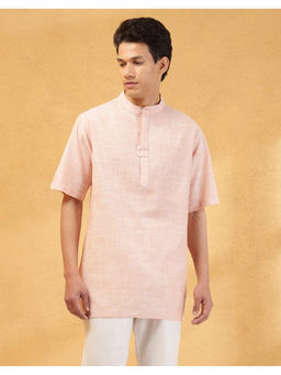 Fabindia - Pink Cotton Short Kurta